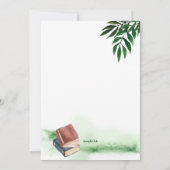 Pensioenfeest voor Vrouw Uitnodiging (Achterkant)