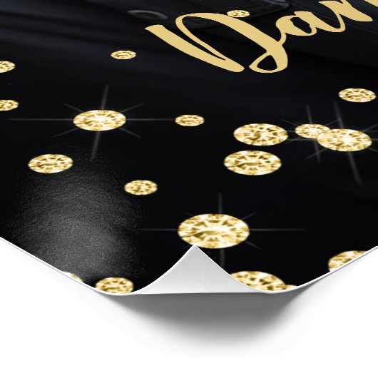 Pensioenfeest welkomstbord met foto perfect poster (Hoek)