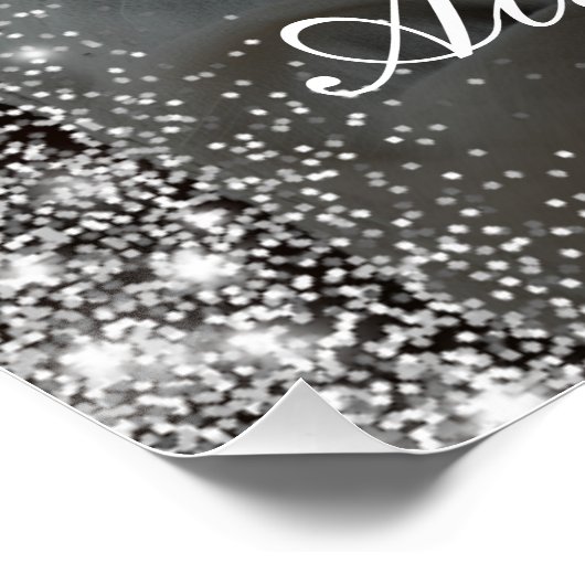 Pensioenfeest welkomstbord met foto perfect poster (Hoek)