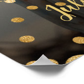 Pensioenfeest welkomstbord met foto poster (Hoek)