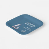 Pensioenfeest Zeil weg Nautisch Thema Papieren Bordje (Gebogen)