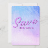 Pensioenfeestje Bewaar De Datum Kolibrie Save The Date (Achterkant)