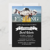 Pensioenfeestje Vissen Strand Zomer Kaart (Voorkant)