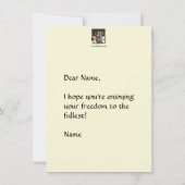 Pensioenflatkaart Kaart (Achterkant)