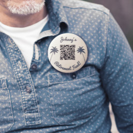 Pensioenfonds venmo qr-code ronde button 4,0 cm