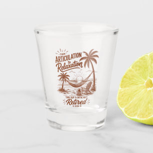 Pensioenformulier Articulatie naar Ontspanning 202 Shot Glas