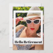 Pensioenfoto Lijst Hallo Kaart (Voorkant)