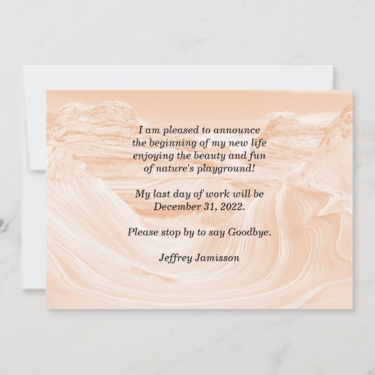 Pensioenfoto Paradijs Aankondiging (Achterkant)