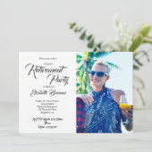 Pensioenfotobediende Modern stijlvolle typografie Kaart (Staand voorkant)