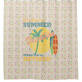 Pensioengelukzaligheid Douchegordijn