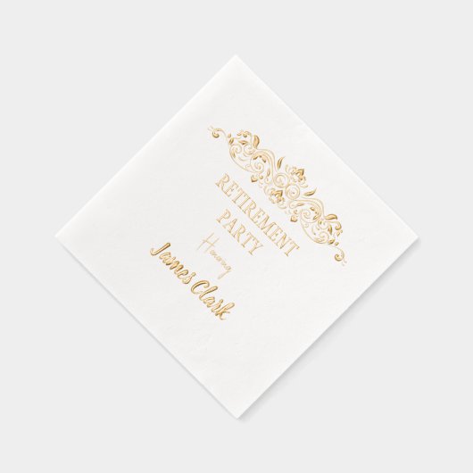  pensioengerechtigde folie servetten (Rechts)