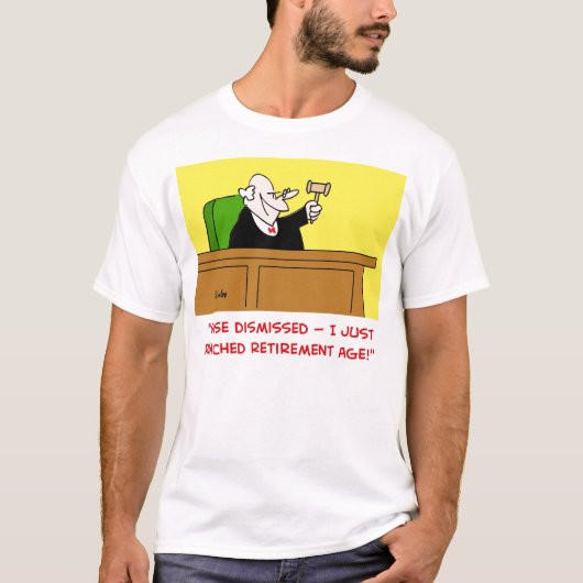 pensioengerechtigde leeftijd t-shirt (Voorkant)