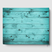 pensioengerechtigde | Rustic Wood Boho Floral Gastenboek (Achterkant)