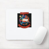 pensioengerechtigde Sticker Muismat (Met muis)