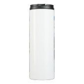 Pensioengeschenk Gevist aan de Lake Waterverf Thermosbeker (Achterkant)