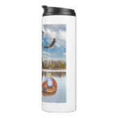 Pensioengeschenk Gevist aan de Lake Waterverf Thermosbeker (Geroteerd rechts)