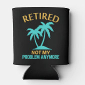 Pensioengeschenken voor mannen of vrouwen blikjeskoeler (Achterkant)