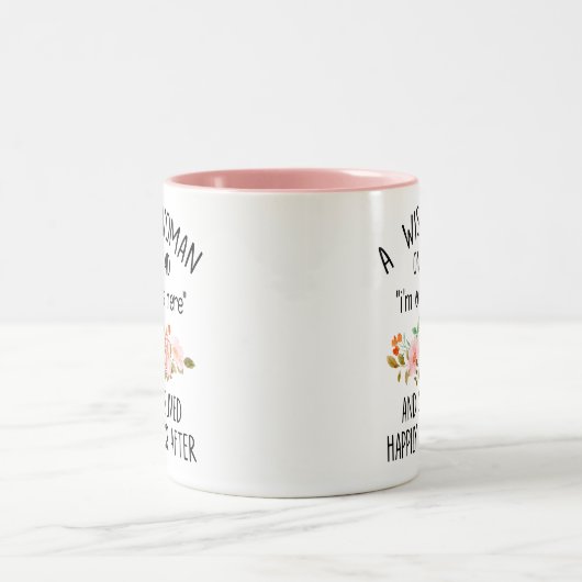 Pensioengeschenken voor vrouwen, Grappige pensioen Tweekleurige Koffiemok (Center)