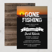 PensioenGone Geviste Sunset Ocean Vissen Kaart (Voorkant / Achterkant)