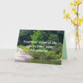 Pensioenkaart - de volgende levensfase kaart (Gele Bloem)