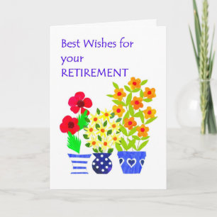 Pensioenkaart met beste wensen - Lager stroomverbr Kaart