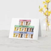 Pensioenkaart om aan te passen met elke naam kaart (Gele Bloem)