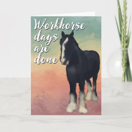 Pensioenkaart voor Uit Het Werk Bedankkaart