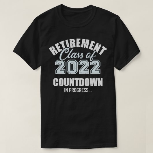 Pensioenklasse van 2022-belasting t-shirt (Design voorkant)
