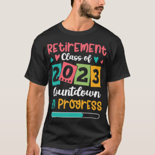 Pensioenklasse van 2023, aflopend t-shirt