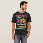 Pensioenklasse van 2023, aflopend t-shirt (Voorkant volledig)
