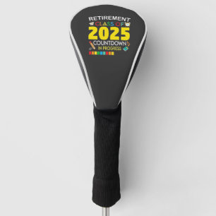 Pensioenklasse van 2025 aftellen in proces golfheadcover