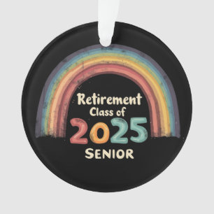 Pensioenklasse van 2025 Senior Milestone Moment Ornament