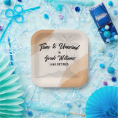 Pensioenmaatschappij Afscheidsfeest Papieren Bordje (Feest)