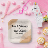 Pensioenmaatschappij Afscheidsfeest Papieren Bordje (Feest)