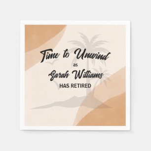 Pensioenmaatschappij Afscheidsfeest Servet