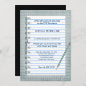 Pensioennota blokkeren kaart (Voorkant / Achterkant)