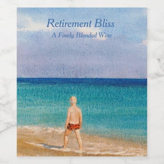 Pensioenobligaties Wijn Etiket (Enkel label)