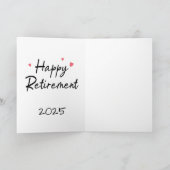 Pensioenontwerp voor vrouwen - Grappig Inspirerend Kaart (Binnen)