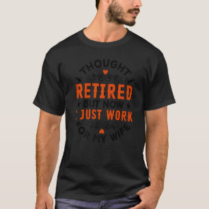 Pensioenontwerpen Mannen Vader Afstudeerfeest T-shirt