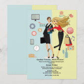 Pensioenpartij bij het Vrouw voor levensveranderin Kaart (Voorkant / Achterkant)