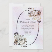 Pensioenpartij bijtend land — Floral-diner