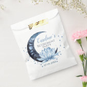 Pensioenpartij Blauwe Lotus Flower Bedankzakje (Gezegeld)