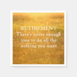 Pensioenpartij Celebration Funny Paper Napkins Servet