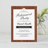 Pensioenpartij Cheers Kaart (Staand voorkant)