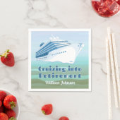 Pensioenpartij Cruising in pensioen nautisch Servet (Insitu)