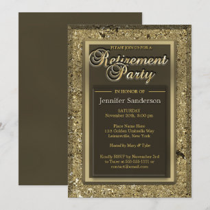 Pensioenpartij   Elegant Golden Kantoor Directory Kaart