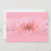 Pensioenpartij Elegant Roze Floral Kaart (Achterkant)