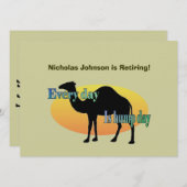 Pensioenpartij: elke dag is Hump Dag Kaart (Voorkant / Achterkant)