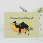 Pensioenpartij: elke dag is Hump Dag Kaart (Staand voorkant)