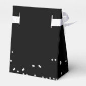 Pensioenpartij Favor Box Elegant Silver, Black Bedankdoosjes (Achterkant)